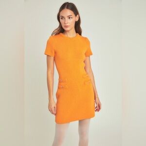 NWT Endless Rose Braided Mini Knit Dress Size XS